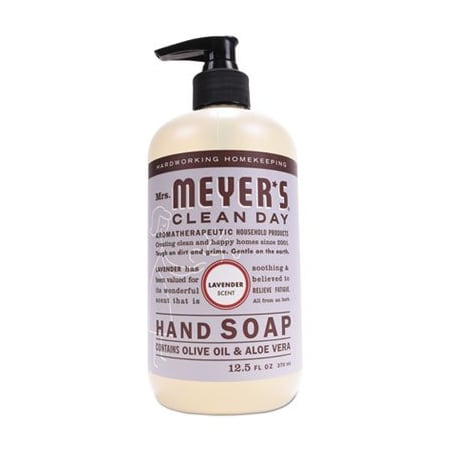 Sc Johnson Mrs.Meyers, CLEAN DAY LIQUID HAND SOAP, LAVENDER, 12.5 OZ 651311EA